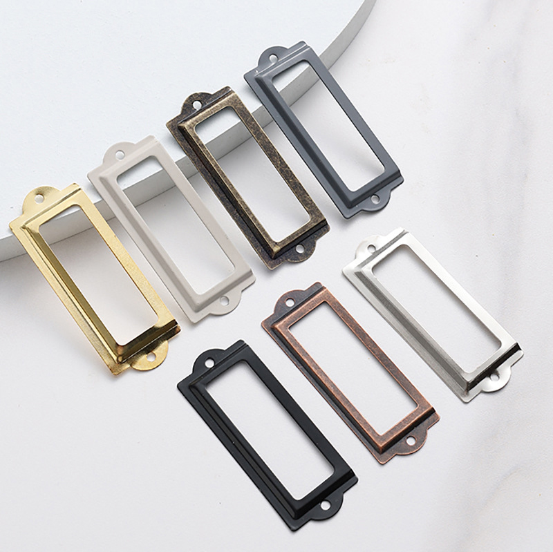 Soporte de etiqueta Vintage, a - Furniture Hardware Names reseña y precio