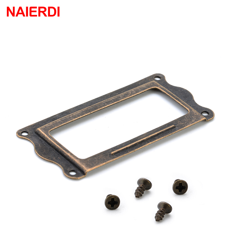 NAIERDI-mango de latón antiguo - Furniture Hardware Names reseña y precio