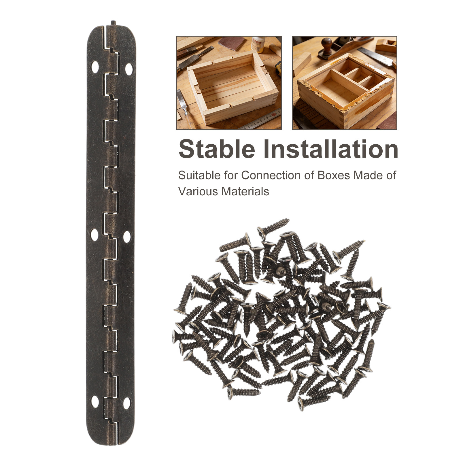 12 piezas de herrajes para mue - Piano Hinge Continuous reseña y precio